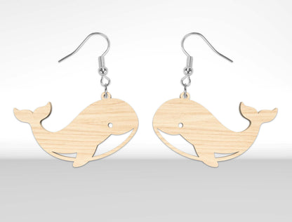Wooden Animal Earrings SVG Bundle for xTool and Glowforge