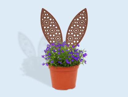 Bunny Ear Plant Stakes SVG Bundle Easter Garden for Glowforge and xTool