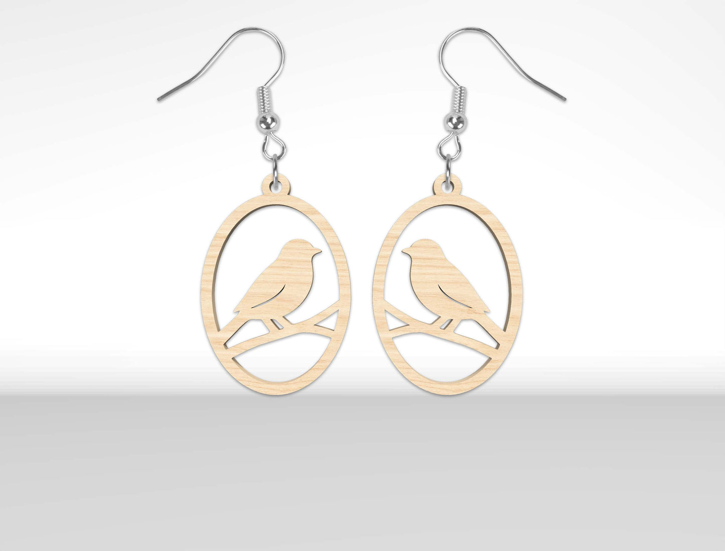 Wooden Animal Earrings SVG Bundle for xTool and Glowforge