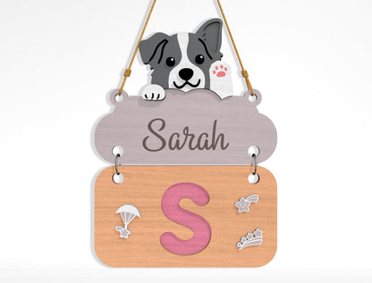 Alphabet Name Sign SVG Bundle File for Glowforge and xTool