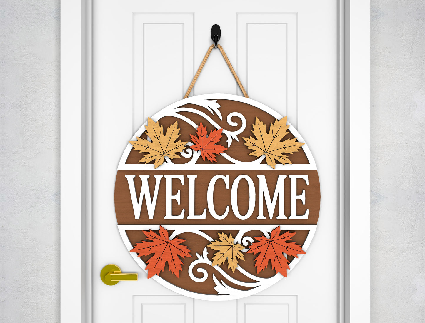 Fall Scarecrow and Truck Door Hanger SVG Bundle for Glowforge xTool LightBurn 6 Designs