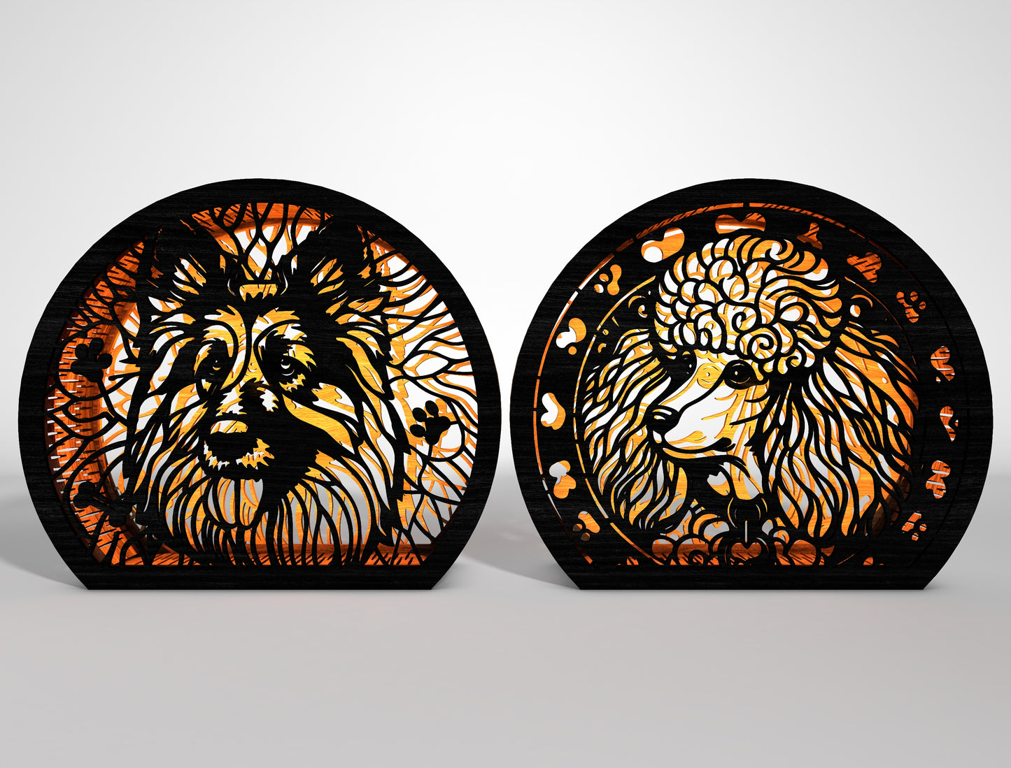 DIY Dog Lantern SVG Bundle Laser Cut File for xTool, Glowforge, or LightBurn