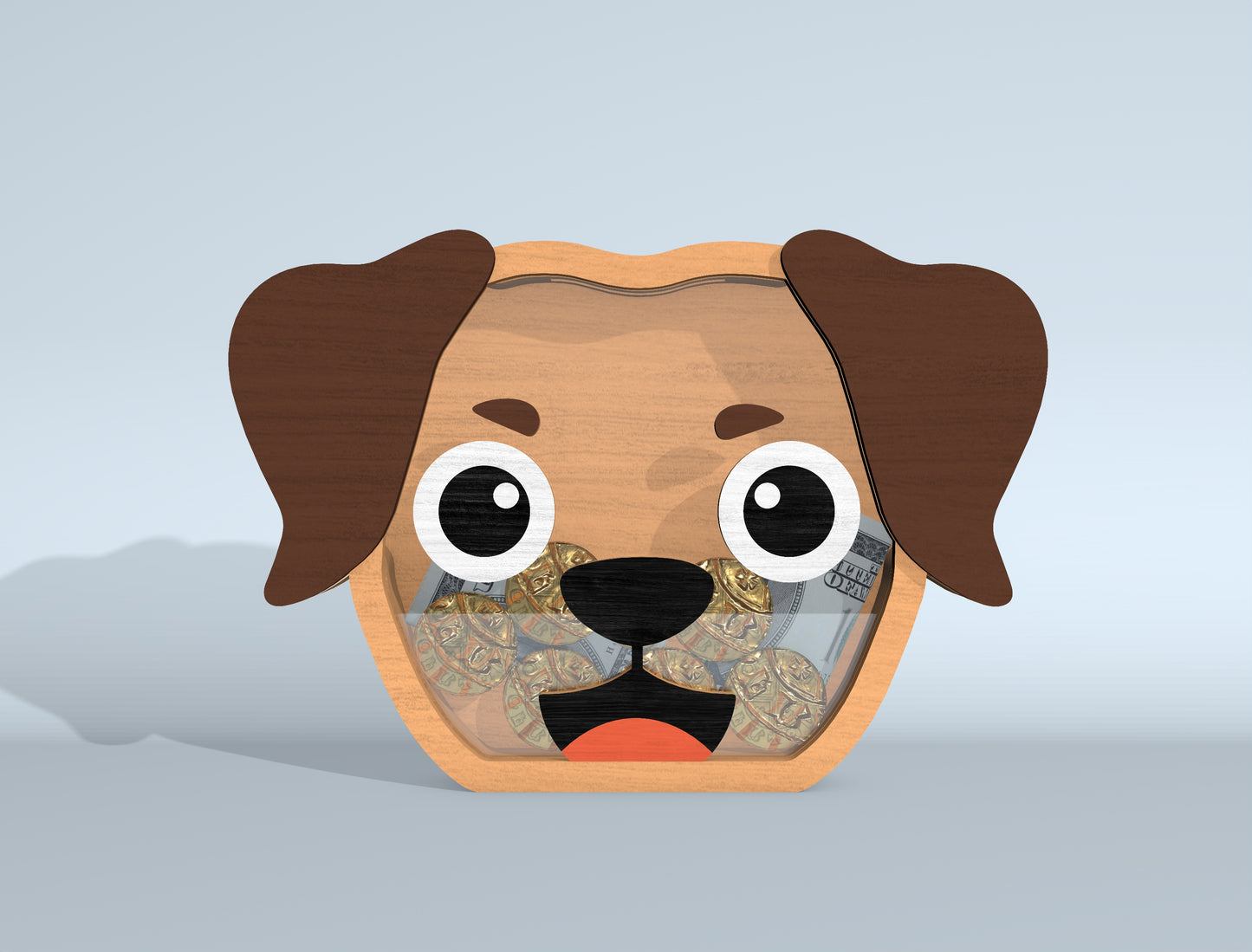Animal Piggy Bank SVG Bundle Laser Cut File for xTool and Glowforge