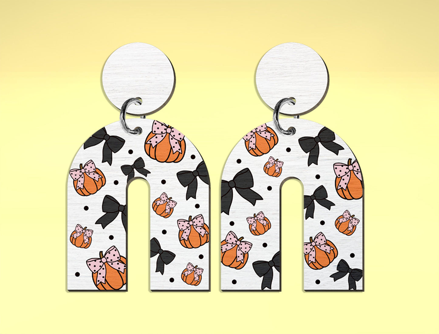 Halloween Arch Earrings SVG Bundle 5 Pairs for Glowforge xTool LightBurn