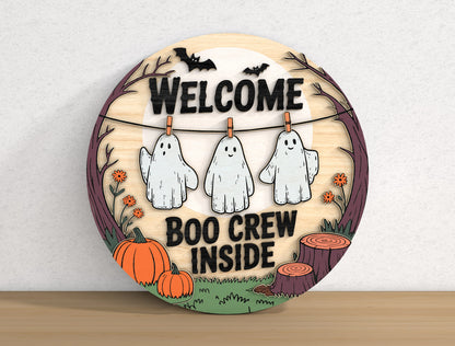 Funny Halloween Sign SVG Bundle 9 Designs Glowforge xTool