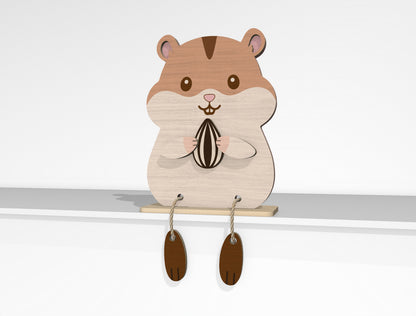 Animal Shelf Sitters SVG Bundle Laser Cut File for xTool and Glowforge