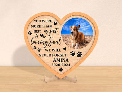 Heart Pet Memorial SVG Bundle Photo Frame for Glowforge and xTool