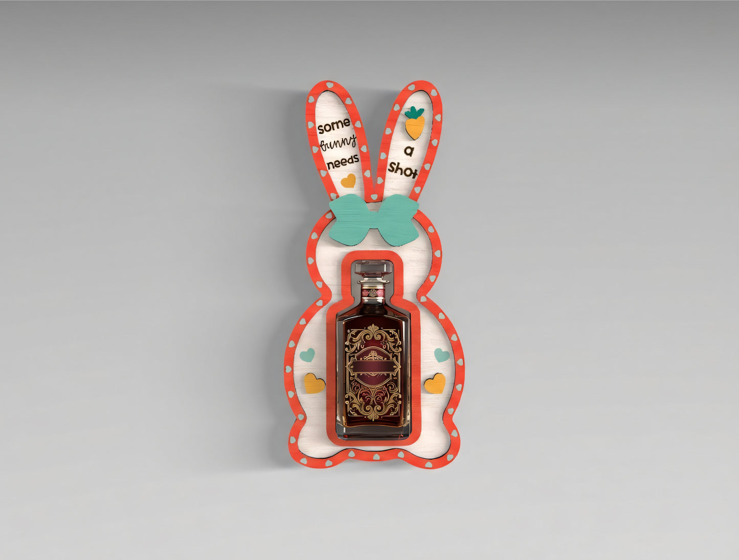 Easter Bunny Bottle Holder SVG 19 Designs Laser Cut for Glowforge and xTool