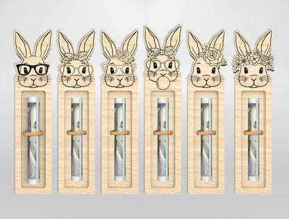 Rabbit Chocolate Holder SVG Easter Bunny Candy Gift for LightBurn and xTool