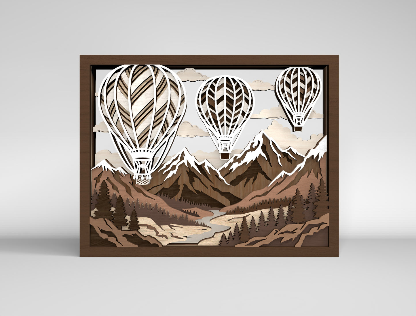 Multilayer Home Decor SVG Bundle Laser Cut File for Glowforge and LightBurn