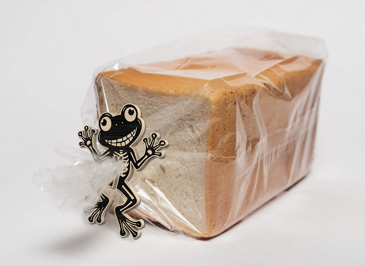 Animal Skeleton Bread Bag Clip Holder SVG Bundle 24 Designs for xTool Glowforge LightBurn