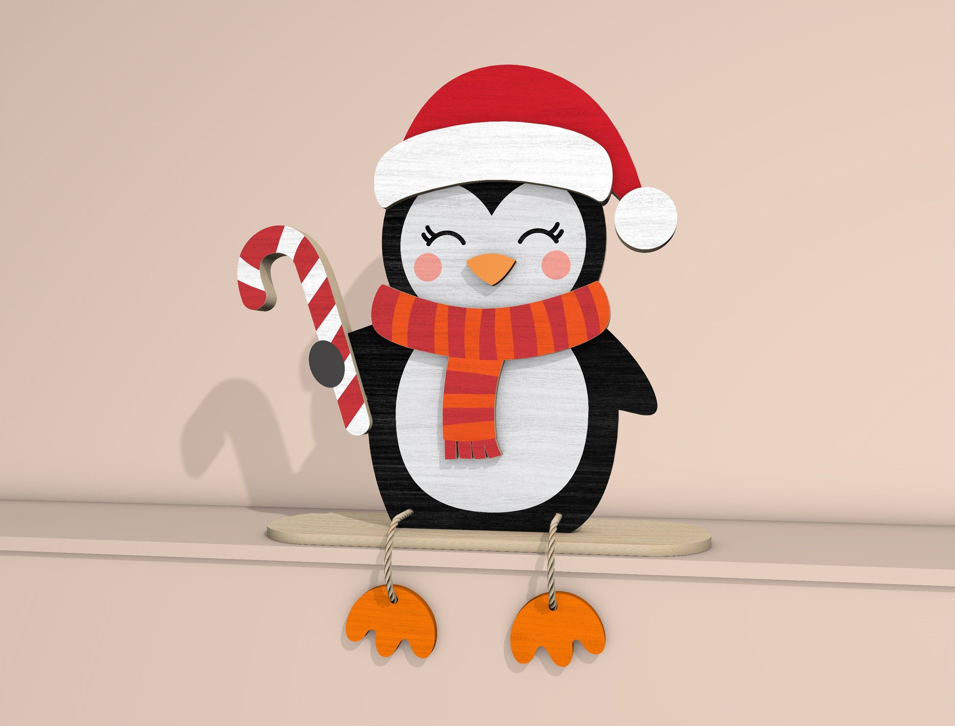 Christmas Character Shelf Sitter Laser Cut File | Ready to Cut | Glowforge, xTool, LightBurn, etc. My Store