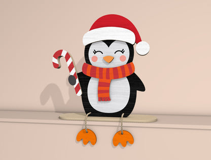 Christmas Character Shelf Sitter Laser Cut File | Ready to Cut | Glowforge, xTool, LightBurn, etc. My Store