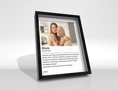 Mum Definition Frame Sign SVG Bundle for LightBurn and xTool