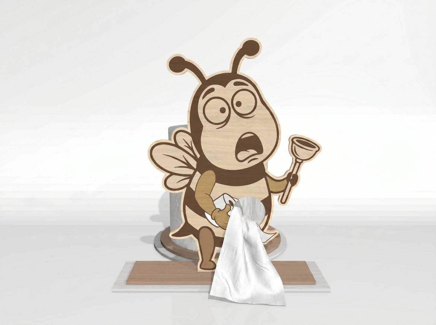 Animal Toilet Paper Holder SVG Bundle for Glowforge and xTool