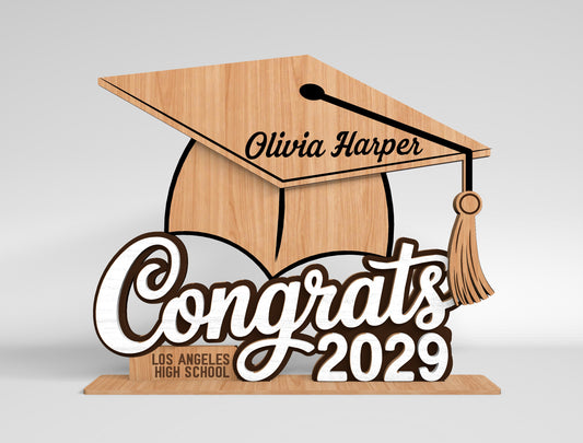 Personalized Graduation Table Sign SVG for xTool and Glowforge