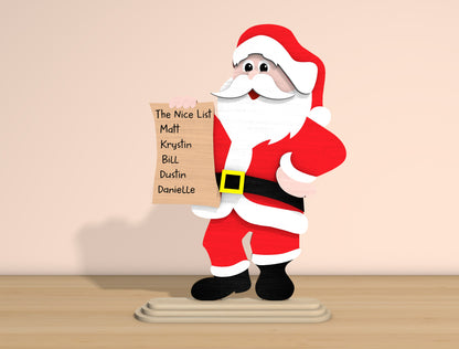 Christmas Character Tabletop Decor Laser Cut File | Ready to Cut | Glowforge, xTool, LightBurn, etc.