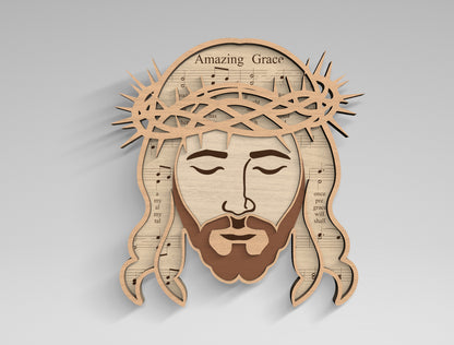 Jesus Crown of Thorns SVG 9 Christian Art Designs for Glowforge and xTool