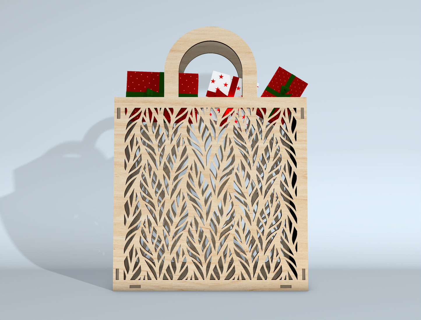 Gift Bag SVG Bundle for Glowforge xTool Laser Cut Gift Box File