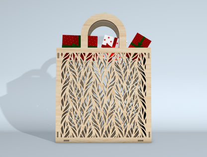 Gift Bag SVG Bundle for Glowforge xTool Laser Cut Gift Box File