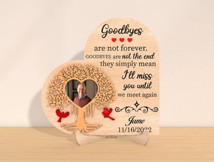 Memory Tree Memorial SVG Photo Frame Laser Cut File for Glowforge and LightBurn