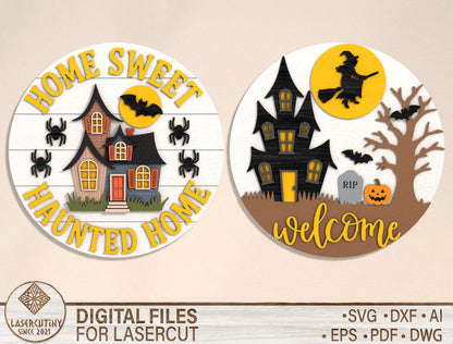 130+ Halloween Fall SVG Bundle Laser Cut Files