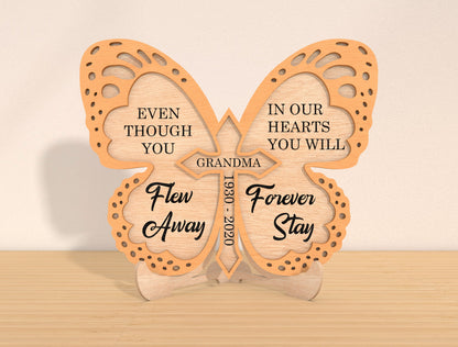 Butterfly Memorial SVG Laser Cut File for xTool and Glowforge