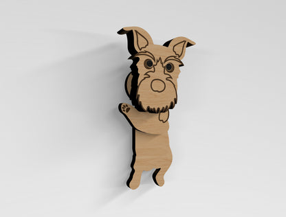 Rolling Dog Magnet SVG Bundle for Glowforge and LightBurn