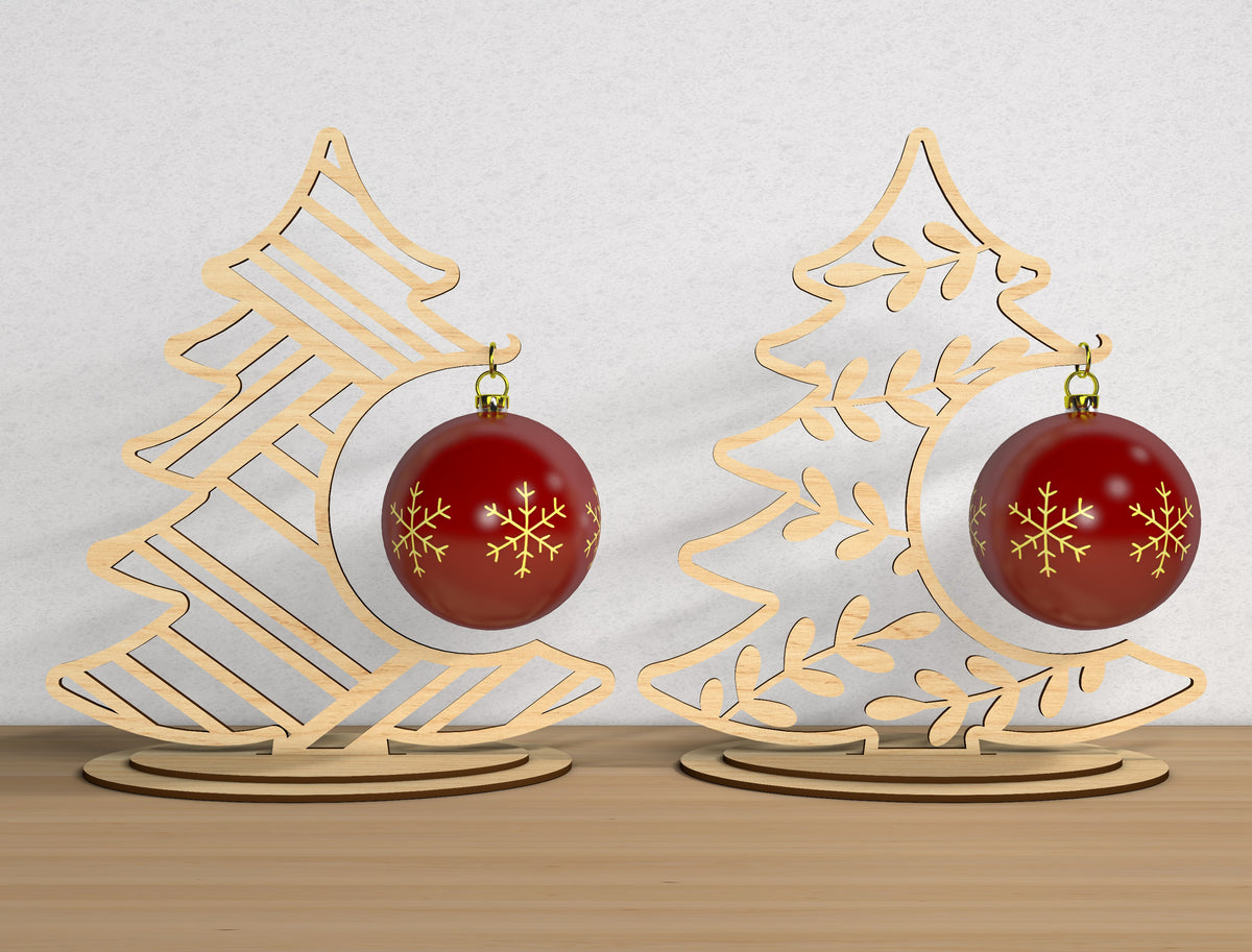 Christmas Ornament Display Stand SVG Bundle 22 Laser Cut Designs