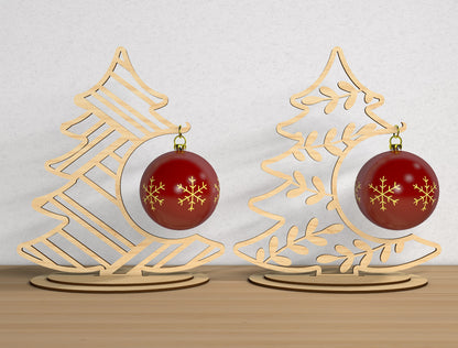 Christmas Ornament Display Stand SVG Bundle 22 Laser Cut Designs
