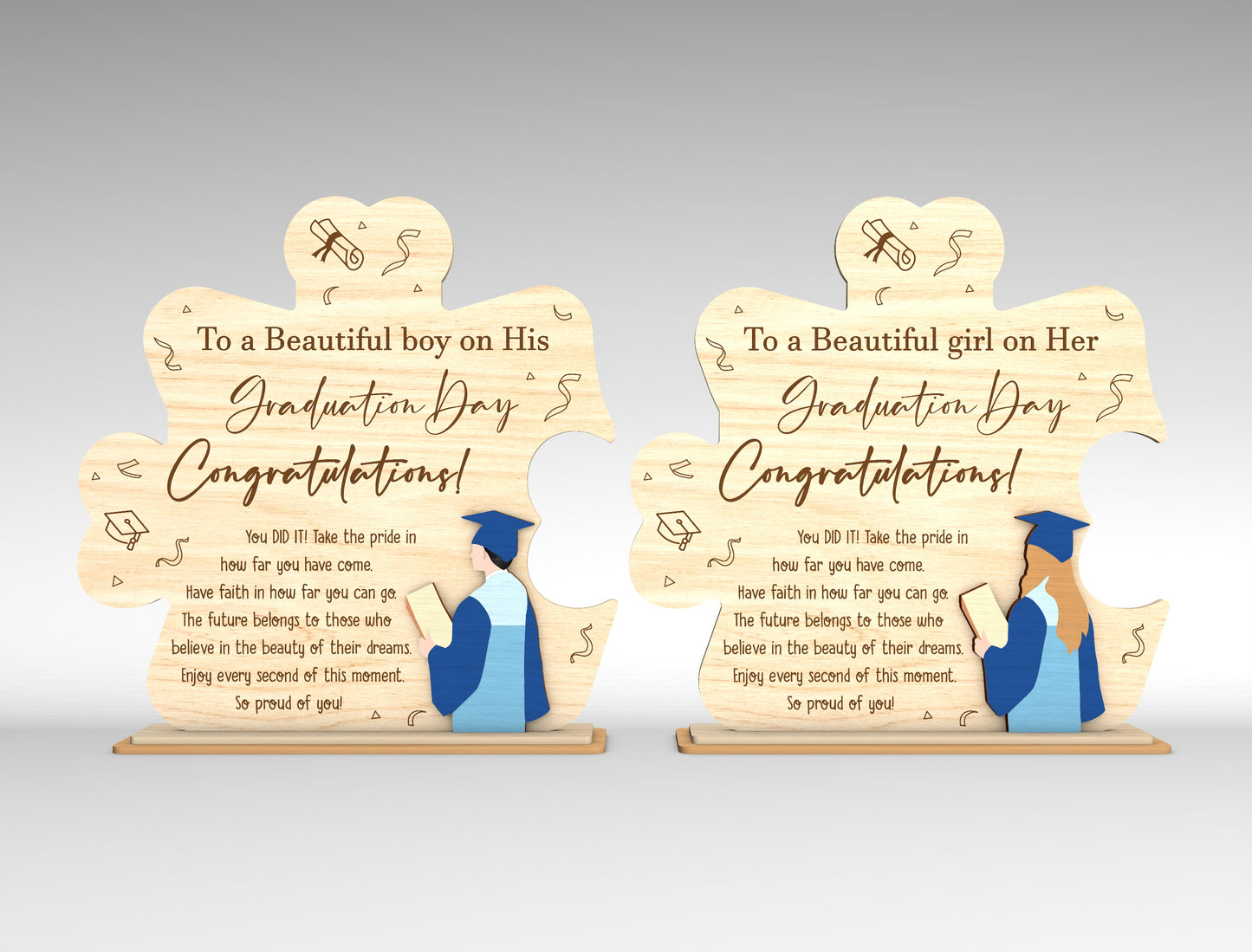 Graduation Quote Sign SVG Laser Cut File for Glowforge and LightBurn