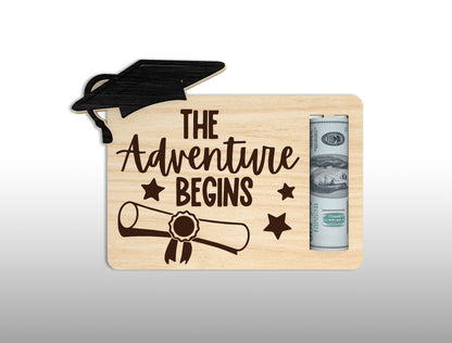 Graduation Money Holder SVG Bundle Laser Cut File for xTool and Glowforge