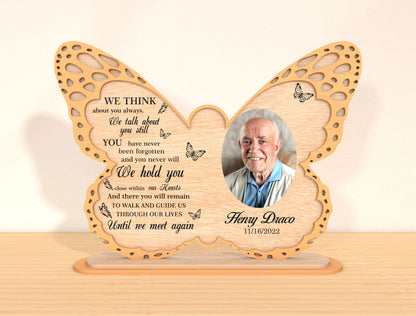 Butterfly Photo Memorial Sign SVG Laser Cut File for xTool