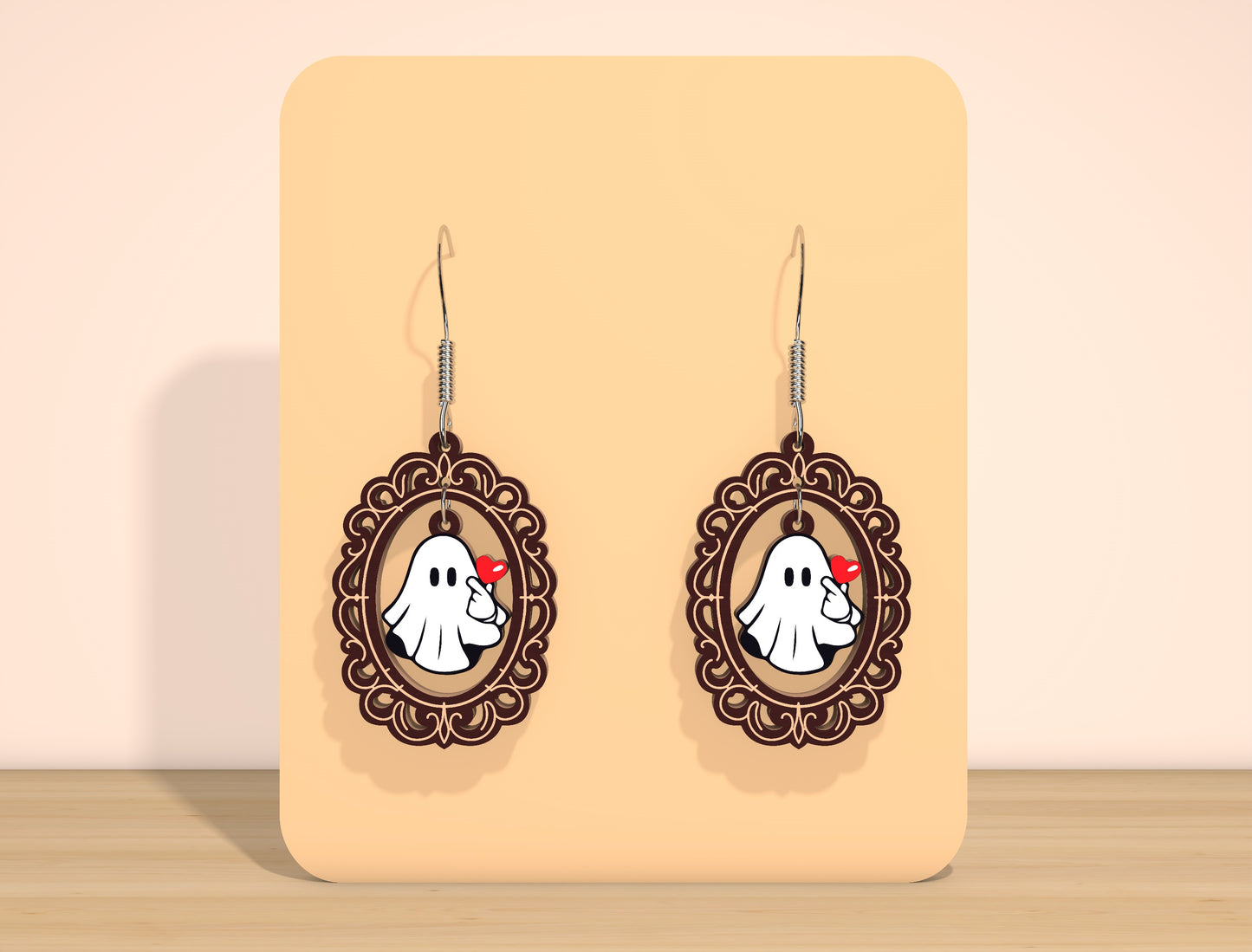Ghost Earrings SVG Bundle for Glowforge xTool LightBurn