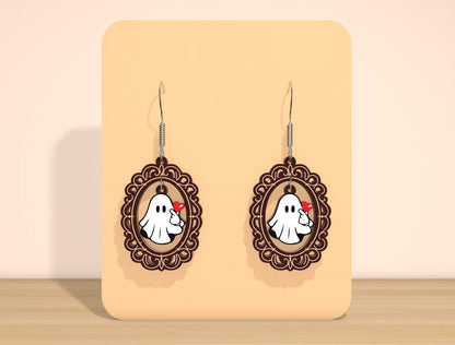 Ghost Earrings SVG Bundle for Glowforge xTool LightBurn
