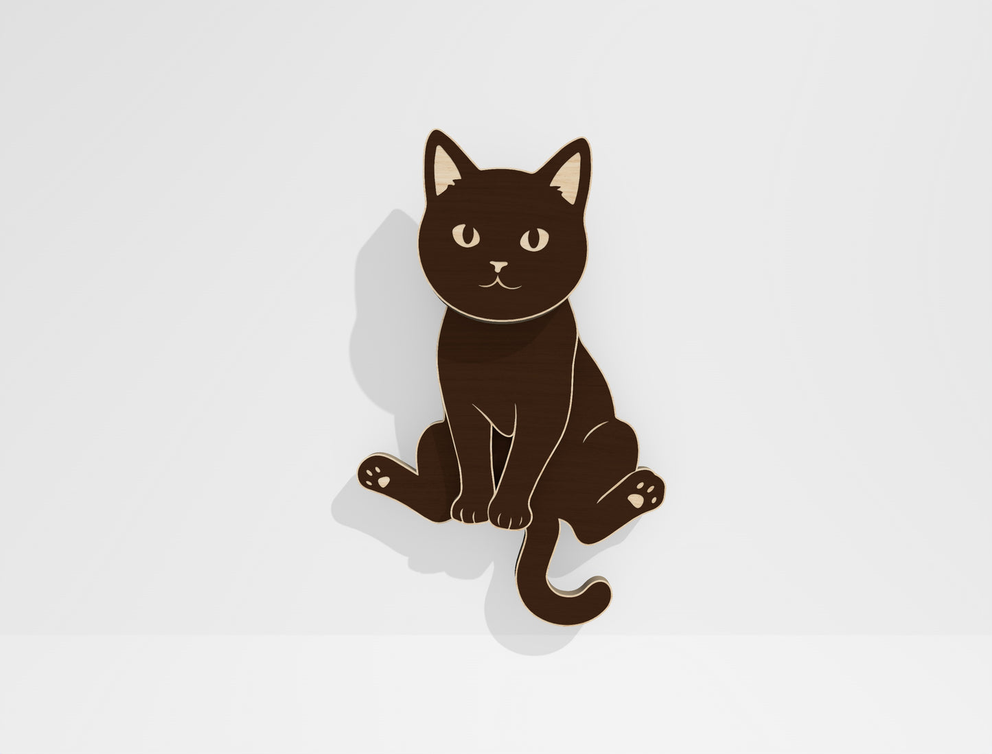 Moving Cat Magnet SVG Bundle for Glowforge and xTool