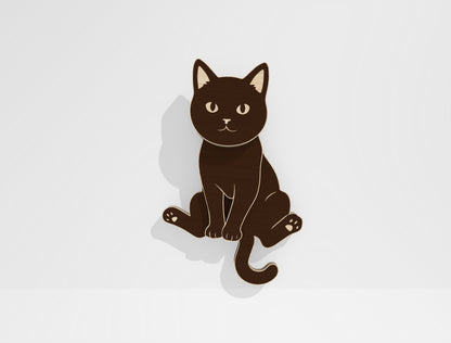 Moving Cat Magnet SVG Bundle for Glowforge and xTool