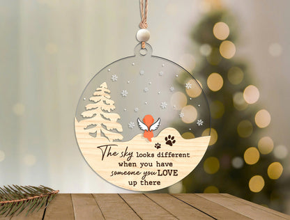 Dog Memorial Ornament SVG Bundle for Glowforge and LightBurn