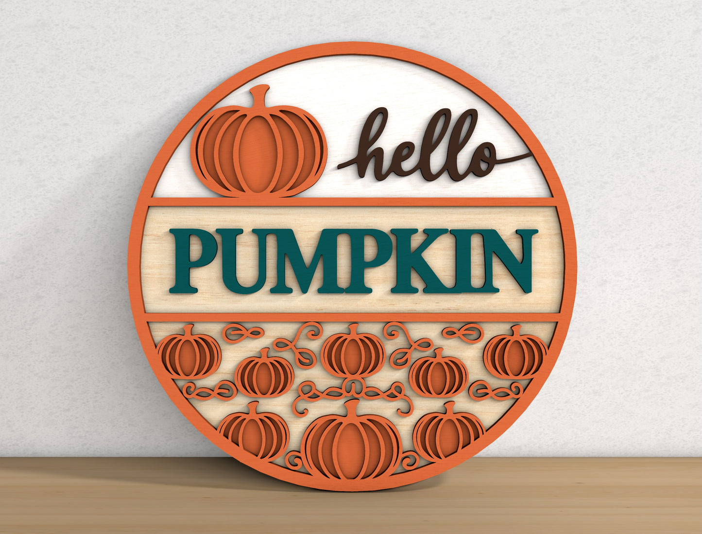 Fall Round Signs SVG Bundle for Glowforge xTool LightBurn | 10 Designs