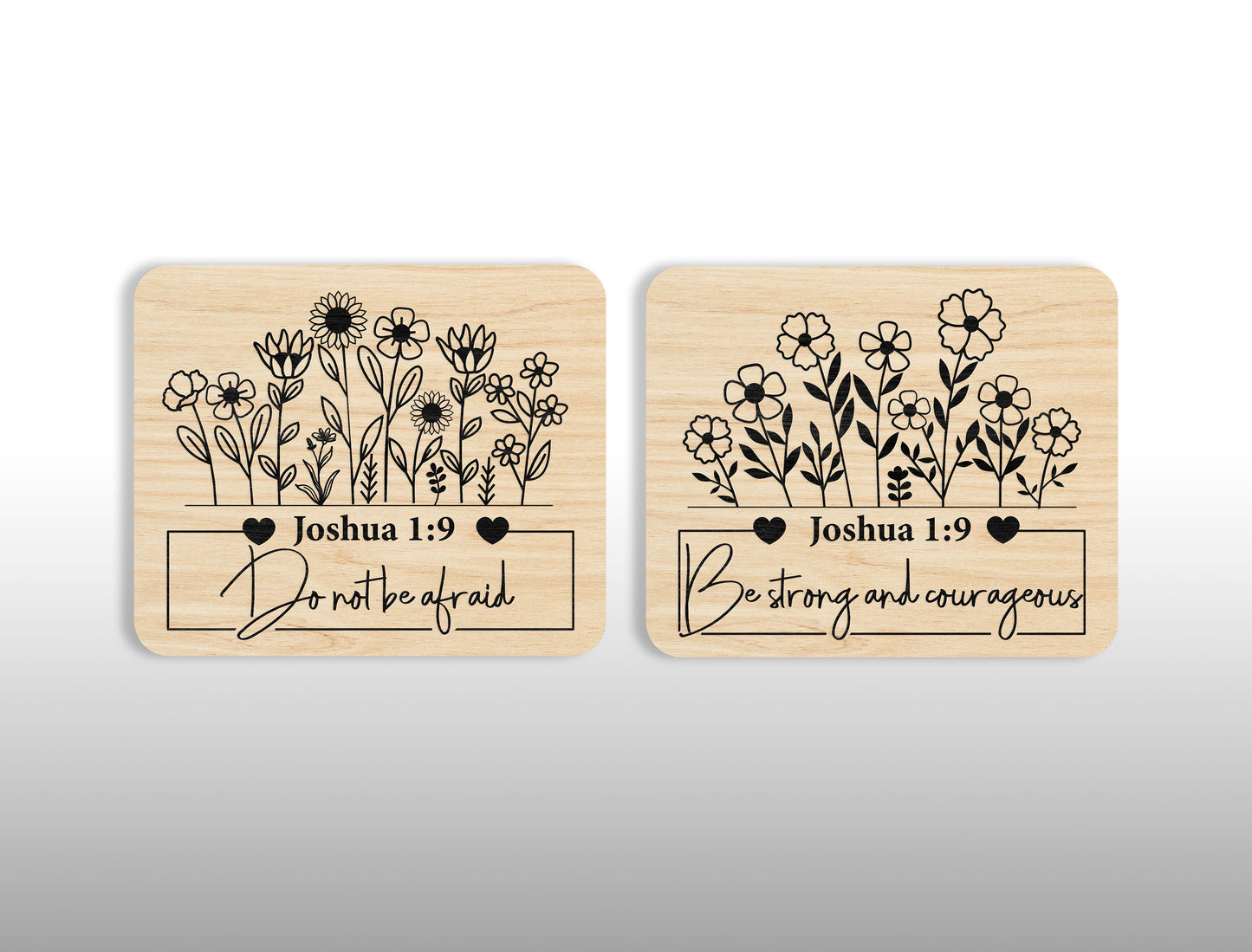 Inspirational Bible Verse Fridge Magnet SVG Bundle for Glowforge and xTool