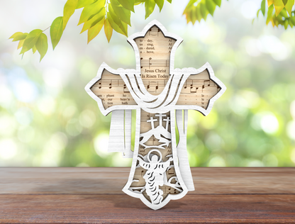 Cross Faith SVG Bundle Jesus Wooden Cross Decor for LightBurn and Glowforge