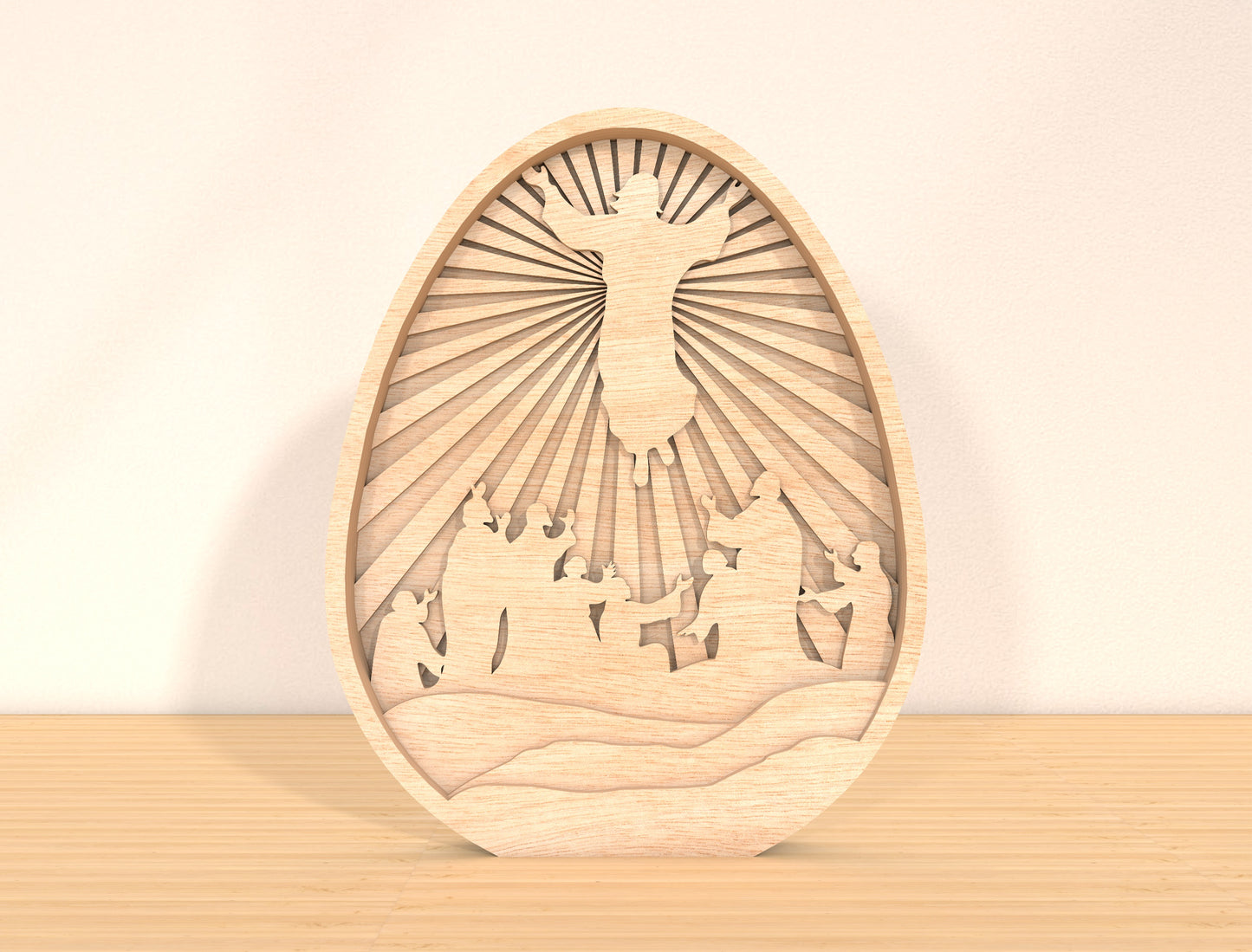 Multilayer Holy Spirit Dove SVG Christian Radiant for Glowforge and xTool