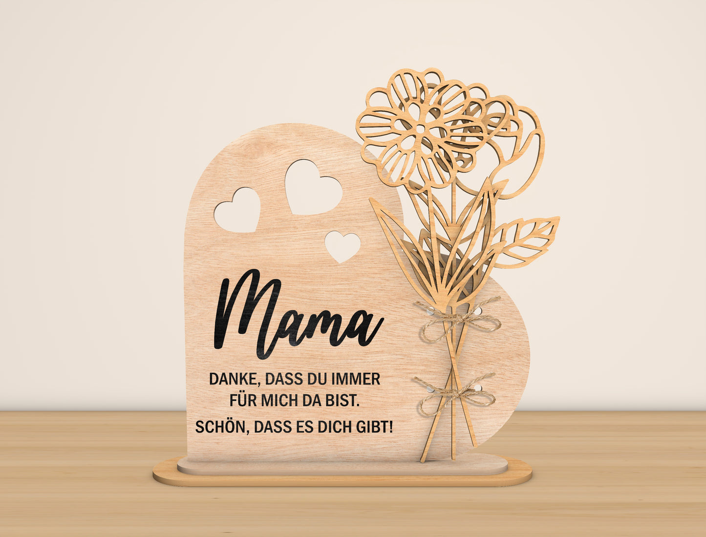 Mama Flower Plaque SVG Bundle 15 Flowers for Glowforge and xTool