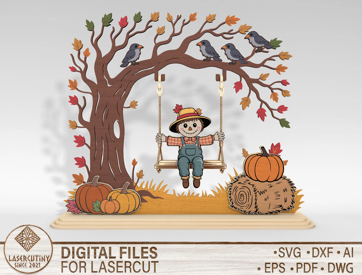 130+ Halloween Fall SVG Bundle Laser Cut Files
