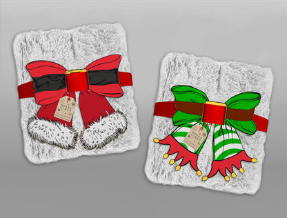 Bow Blanket Gift Tag SVG Bundle 8 Laser Cut Designs