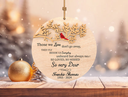 Cardinal Memorial Ornament SVG Bundle for xTool and Glowforge