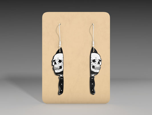 Halloween Horror Knife Earrings SVG Bundle 10 Designs for xTool LightBurn