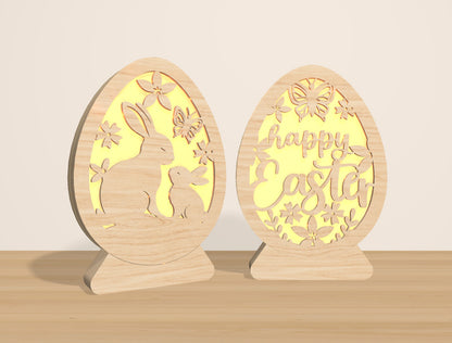 Easter Egg Lantern Light Box SVG Bundle 15 Designs for LightBurn and xTool