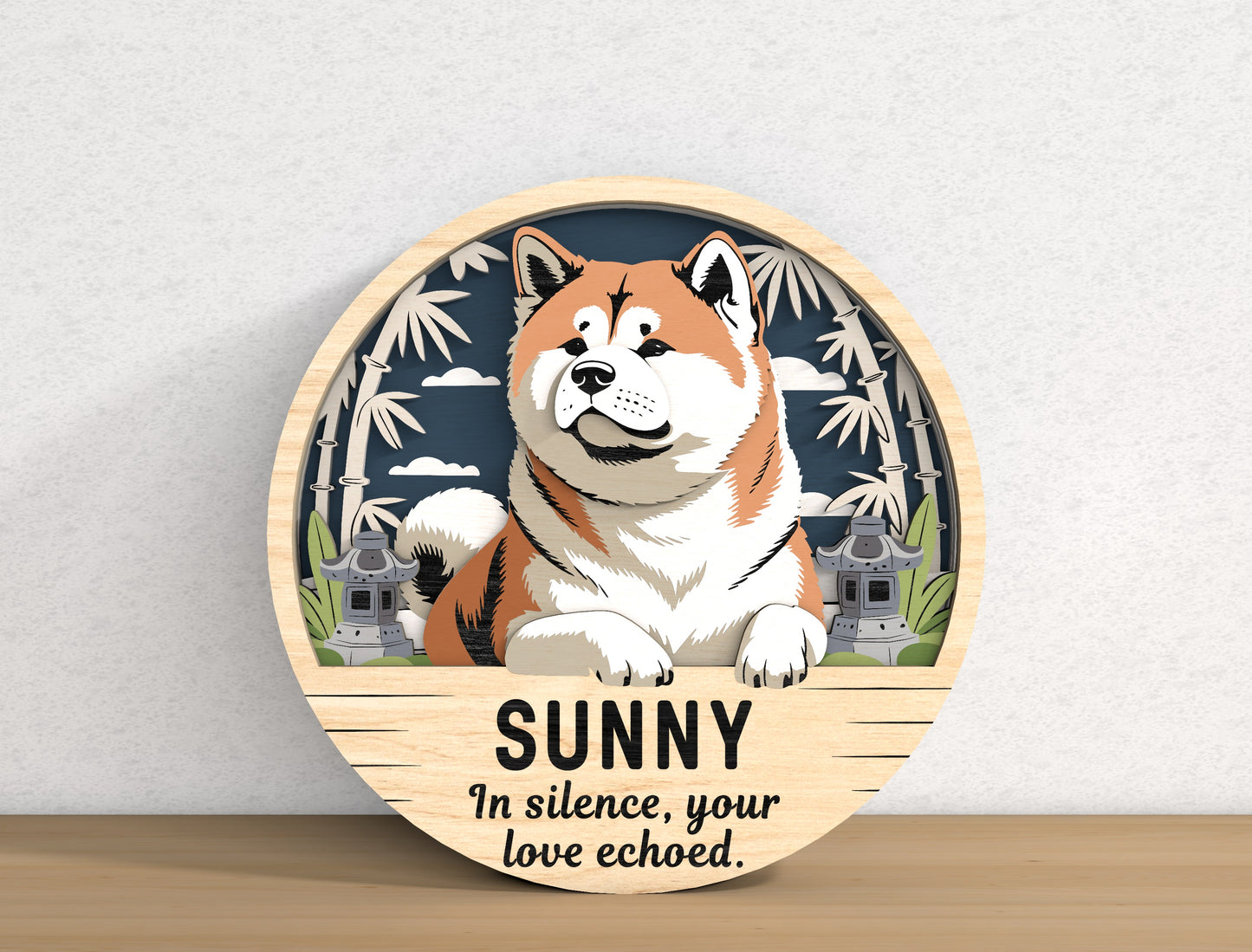 Dog Memorial Sign SVG Bundle for Glowforge, xTool, or LightBurn
