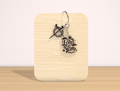 Christian Bible Verse Keychain SVG Inspirational Faith for Glowforge